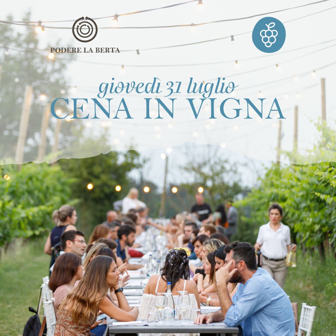 Cena in vigna - 31 luglio 2025