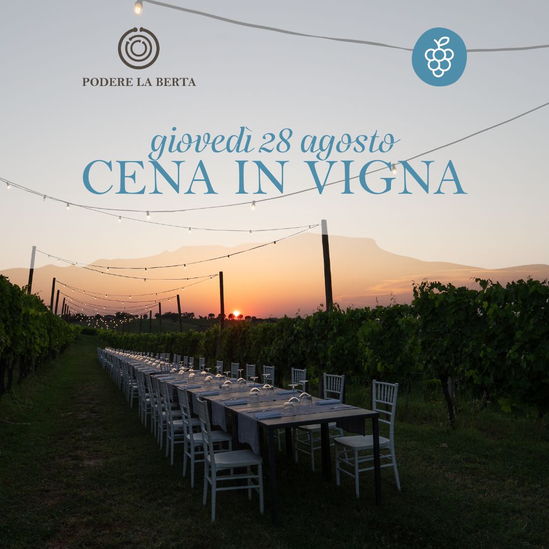 Cena in vigna - 28 agosto 2025