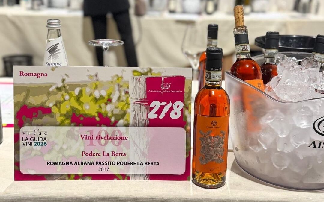 Albana Passito 2017 nei 100 vini rivelazione della guida AIS