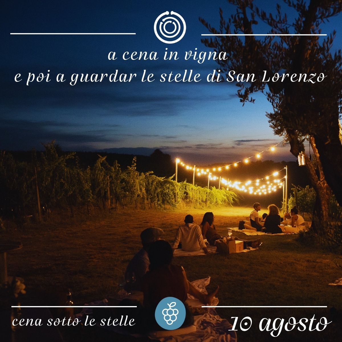Cena sotto le stelle - 10 agosto 2026