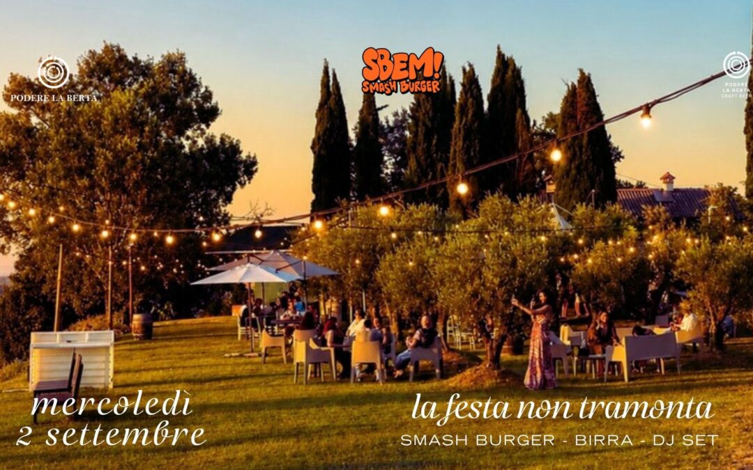 Il 2 settembre serata SBEM: smash burger, birre e rock!