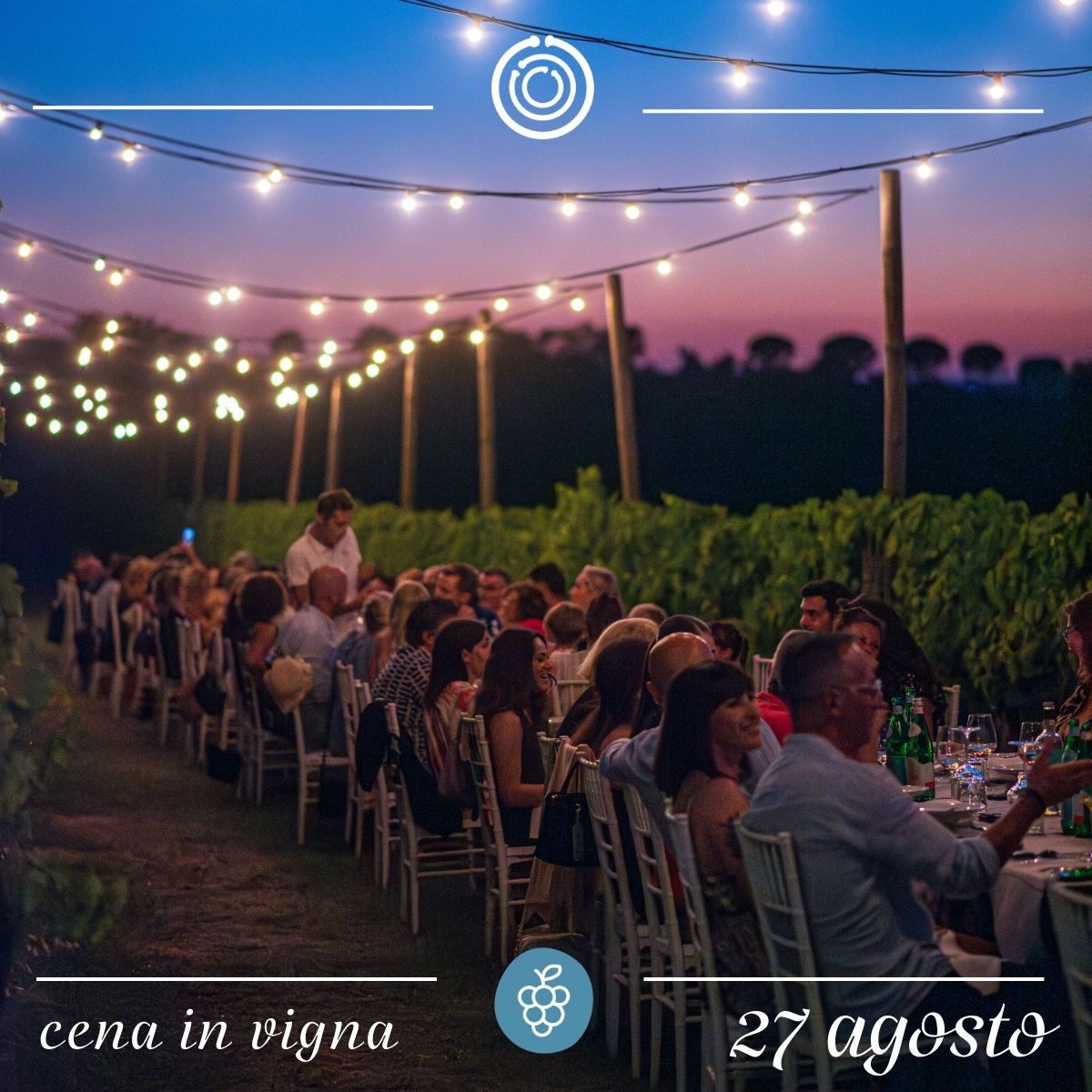 Cena in vigna - 27 agosto 2026