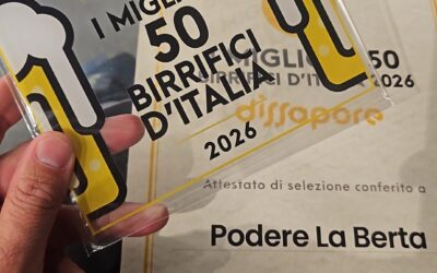 Podere La Berta Craft Beer tra i 50 migliori birrifici artigianali d’Italia del 2026